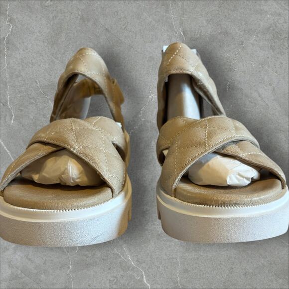 Ca'Shott Made in Portugal Caalison Chunky Sandals Leather  Size 38 NEW in BOX - Picture 8 of 8